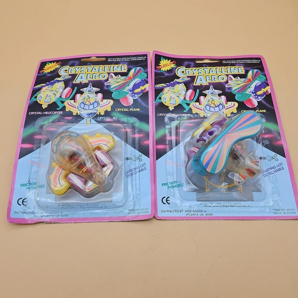 Vintage Airplane Toys Crystalline Aero 1994 New NOS